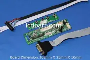 LCD Controller kit for G121SN01, LQ121S1LG88, P/N: DF14-20P-1LVDS_800X600-6Bit