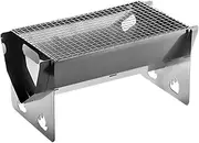 Stainless Steel Charcoal Barbecue Grill Oven Portable BBQ Grill Net For Camping Travel Barbecue Grill