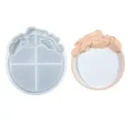 Reusable Silicone Resin Mold for Crafting Shell Tray Dish Art Accessories