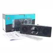 1 Din Head Unit Car Radio Bluetooth Built-In Speakers Stereo MP3 Player USB/TF