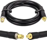 XRDS -RF SMA Cable, SMA Male to SMA Female Low Loss SMA Extension Cable KMR400 SMA Coax Cable for 3G 4G LTE, 5G Modems/Routers, Ham, ADS-B, SDR Equipment（3 FT）