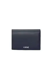Folded wallet in shiny nappa calfskin One size Black