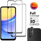 For Samsung Galaxy A15 5G A25 A14 A54 Tempered Glass+Camera Lens Protector