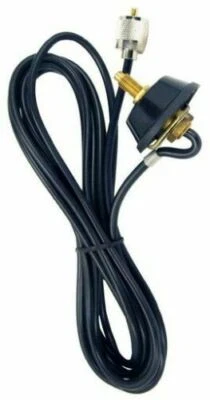 Uniden UHF CB Radio Antenna Base 3.6M Cable Lead RG58 With UHF Plug Terminated