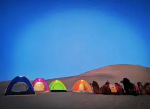 敦煌沙漠玫瑰露營基地Dunhuang desert rose camping base