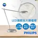 【PHILIPS飛利浦】LED護眼放大鏡檯燈 PD039_廠商直送