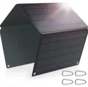 30W 5V/12V ETFE solar charger solar charging panel folding bag USB/TYPE-C output