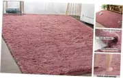 Soft Modern Indoor Large Shaggy Rug for Bedroom Livingroom 5 x 8 Feet Blush
