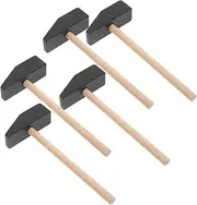 Toddmomy 5pcs Mini Wooden Hammer for Safe DIY Mallet for Creative Building Activities for Birthday Parties Educational Play Enhances Coordination Imagination