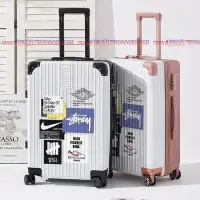 在飛比找Yahoo!奇摩拍賣優惠-日系大容量行李箱 高顏值20寸小型便攜學生拉桿箱 旅行箱男生