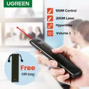 Wireless Presenter PPT Mouse Clicker Laser Pointer Presentation Remote UGREEN