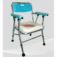在飛比找樂天市場購物網優惠-富士康鋁製便器椅洗澡椅FZK4527(可收合)FZK-452