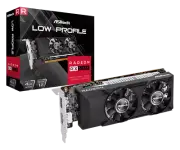 ASRock AMD Radeon RX 550 Low Profile 4GB Graphics Card GDDR5 (RX550 LP 4G) [NEW]