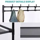 Entryway Coat Rack 4 Tier Coat and Shoe Rack 2 in 1 Design Coat Rack Easy ToLog