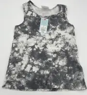 Cat & Jack Black And White Tye Dye Tank top