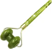 OATIPHO Natural Jade Roller Face Massager for Skin Care Portable Dual Head Beauty Tool for Aging and Smoother Skin Lightweight and Travel Friendly Jade Stone Massager