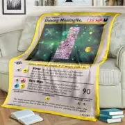 Lambswool 150x200cm Shining Cube Peripheral Collection Card Super Soft Blanket