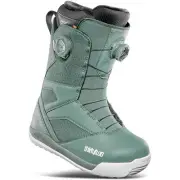 NEW!! 2025 Ladies 32 STW Double Boa Snowboard Boots-Green-Sz 7.5