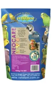 VETAFARM NEOCARE HAND REARING BIRD FOOD 450g