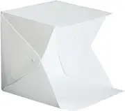 LIFKICH 1 Set Photo Box Portable Folding Light Tent with Built LED Lights for Jewelry Accessories Easy to Carry for Product Shots