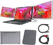14 Inch Laptop Screen Extender, FHD 1920x1200IPS 16:10 Portable Monitor for 13.3‑17.3 Inch Laptop, Dual Monitor for Triple Screen, for Windows, for OS X