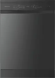 Hisense Freestanding Dishwasher - Black Steel
