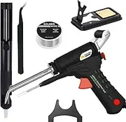 Internally Heated Welding Tool | Multi-Function Handheld Soldering Kit | Corded Electric Soldering Iron Set for Metal Welding & Circuit Board Repair 【AU Plug】 (Black)