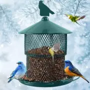 Metal Bird Feeders for Outside, Hanging Wild Bird Feeder, 4 Lbs Large Seed Ca...