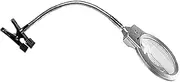 FOYTOKI 1pc LED Reading Magnifier with Clip Handheld Desk Lamp Magnifying Glass for Reading Books Newspapers Maps Lens Enhanced Contrast Reliable Quality
