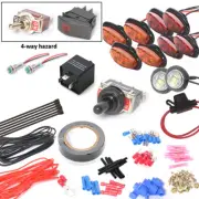 Universal LED Turn Signal Kit Street Legal ATV UTV Jeep rock crawler dune buggy