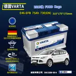 CS車材-VARTA 華達電池 FORD KUGA 13年後 E46 EFB 代客安裝 工資另計 非韓製