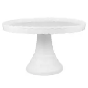Cake Pedestal Stand Plastic White Stands Tray Display Muffin Bride