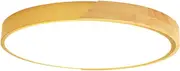 Flat Ultra Thin 1.6in Metal Round Flush Mount Ceiling Light, LED Light Source, Three-Color Dimming Ceiling Lamp, Acrylic Lampshade, Close to Ceiling Light Fixtures