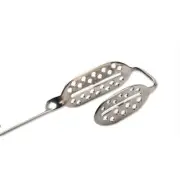 Dental Occlusal Metal Cheek Bite Steel Tray Impression Denture 135°C Autoclave