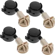 ibasenice 4 Pcs Pet Carrier Caster Wheels for Dog Crates and Cat Cages Flexible Assembly Safe Transportation Easy Mobility Reliable Support for Pets Replacement Wheels
