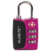Globite TSA 3 Dial Combination Lock - Pink