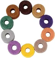 Gatuida 20pcs Drum Kit Cymbal Felt Pad Set Cymbal Mats for Protection Fittings Durable Percussion Accessories for Drums Random Color