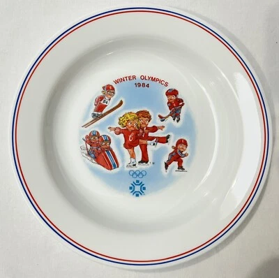 CORELLE - Campbell's Soup - WINTER OLYMPICS 1984 Sarajevo Bowl - 8 1/2"