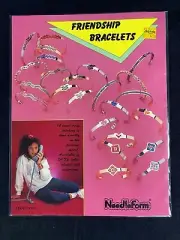 ARTS AND CRAFTS FRIENDSHIP BRACELETS GUIDE LEAFLET 1990 NEEDLEFORM