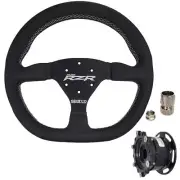 Sparco Steering Wheel and Quick Release Polaris RZR Turbo S Black Leather NEW