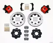 Wilwood Combination Parking Brake Rear Kit 11.75in Drilled Red Fits Mini Cooper