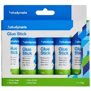 Studymate Glue Stick 35g 5 Pack