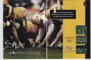 NFL Game Day 98 PS 1 Football Video Game Art 1997 Vintage Print Ad Green Bay