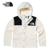 在飛比找momo購物網優惠-【The North Face 官方旗艦】北面兒童米白色防風