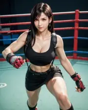 Tifa Final Fantasy 7 Pin-Up Fan Art Print Poster Size A3 JAPAN 297×420mm 006