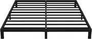 Upcanso 18 Inch California King Bed Frames No Box Spring Need, Platform Cal King Bed Frame with High Storage, Eassy Assembly 3,500 lbs Heavy Duty Bedframes, Black