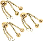 [DOITOOL] Sturdy Stainless Steel Bracelet Accessories Extended Chain Jewelry Making Supplies Bracelet Chains Ball Ends