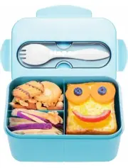 Ideal Leak-Proof Bento Box for Kids, BPA-Free Lunch Box Kids, Dye-Free Container