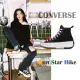 【CONVERSE】帆布鞋 Run Star Hike 穿搭 男女鞋 厚底 增高 平民版 黑 白 休閒鞋(166800C)