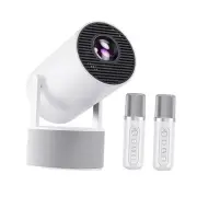 HY300Pro KTV Mini Projector 4KSupport Android 11 Smart Projector with Dual 10W